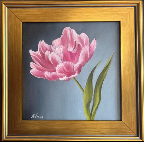 Pretty In Pink 12x12 $475 at Hunter Wolff Gallery