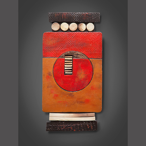 RC-012 Ceramic Wall Sculpture $160 at Hunter Wolff Gallery