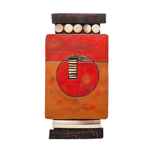 Click to view detail for RC-012 Ceramic Wall Sculpture $160