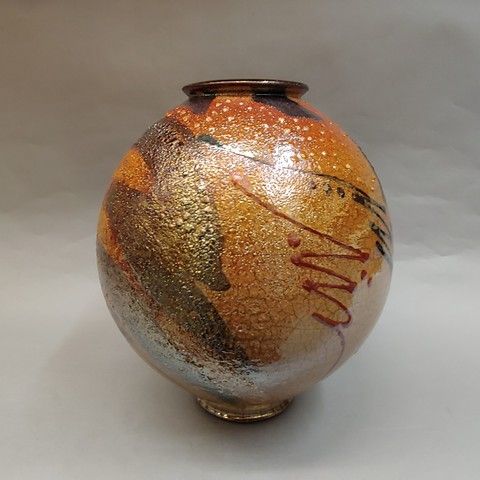 Click to view detail for Raku 3X Fired 12x10