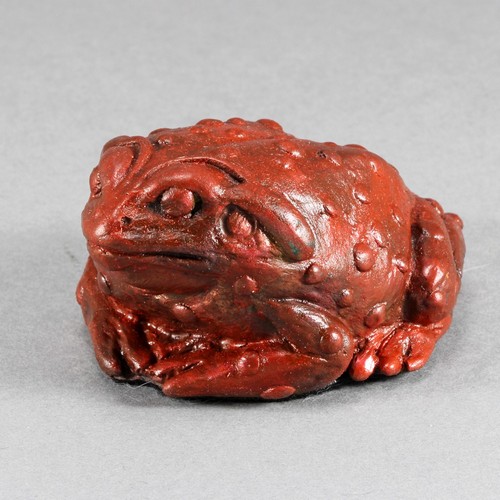 FL106 Toad Red  1.75x3.75x3  $300 at Hunter Wolff Gallery