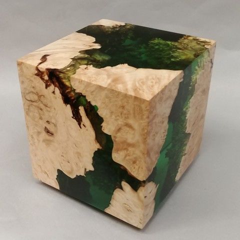 Click to view detail for SH030 Cube 5 Green