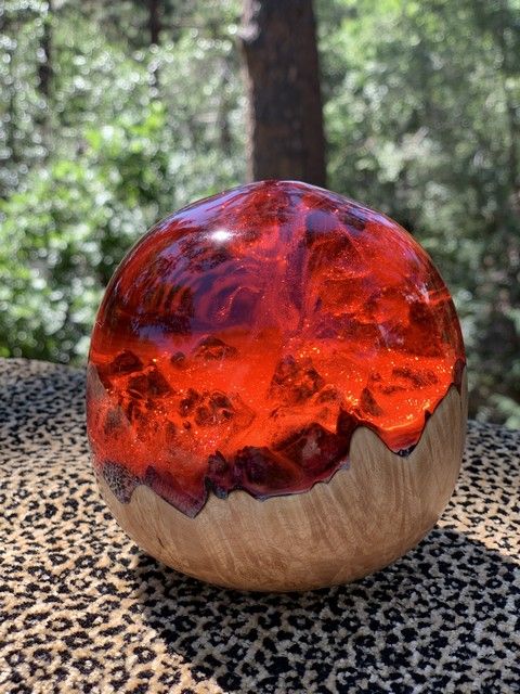 SH120 Red Fire Storm 4 at Hunter Wolff Gallery