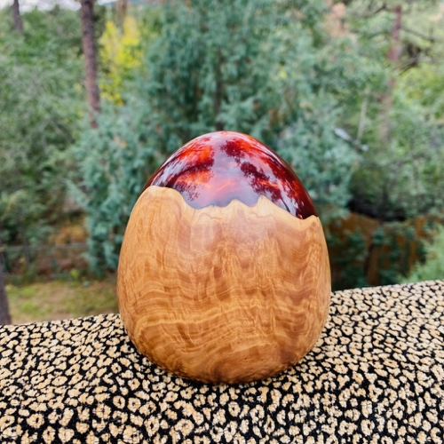 SH195 Teardrop Resin/Maple Copper $200 at Hunter Wolff Gallery