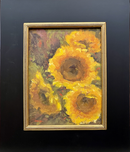 Click to view detail for Sunflowers  12 x 9 $490