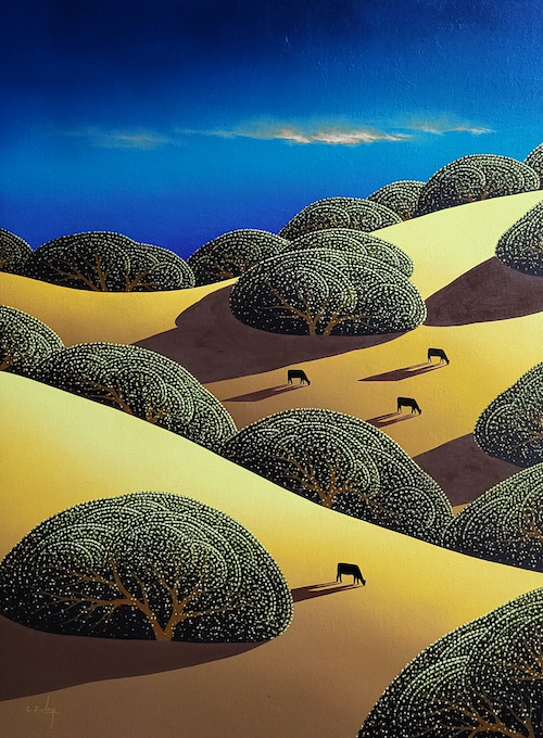 Sacred Hills 16x12 $2000 at Hunter Wolff Gallery