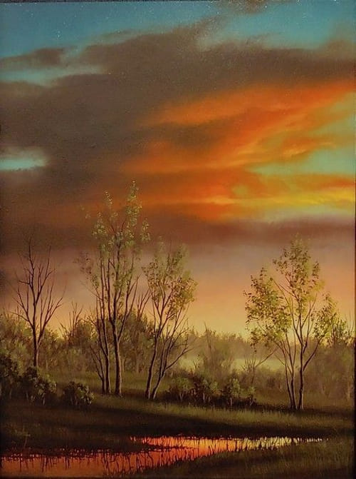 Sunset Glow 16x12 at Hunter Wolff Gallery