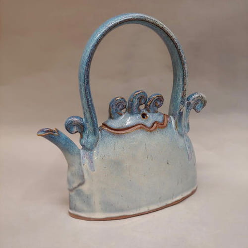 Teapot Flat and Fancy at Hunter Wolff Gallery