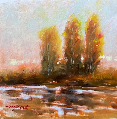 Trio 5x5 $190 at Hunter Wolff Gallery