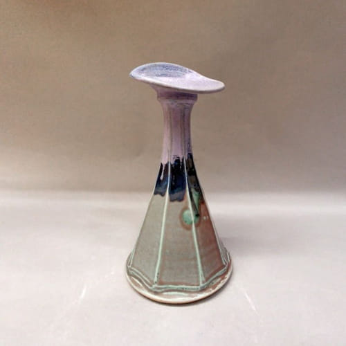 Vase, Stylized 10 Bluish Purple at Hunter Wolff Gallery