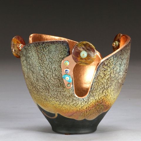 WB-1099 Glow Pot 6.5x8.75 $800 at Hunter Wolff Gallery