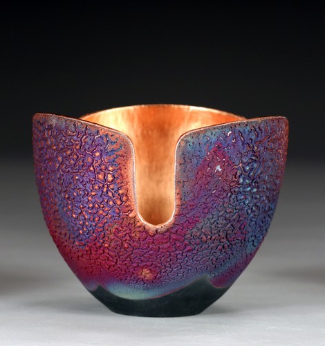 Click to view detail for WB-1432 Raku Glowpot5.75x7.25 $475