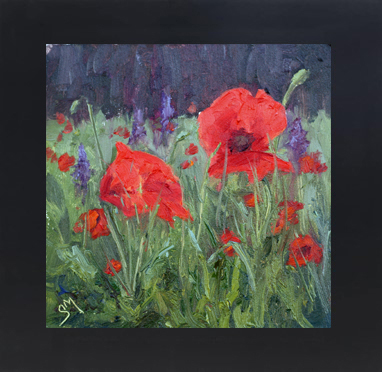 Click to view detail for Walks with Violet #19 4x4 $115