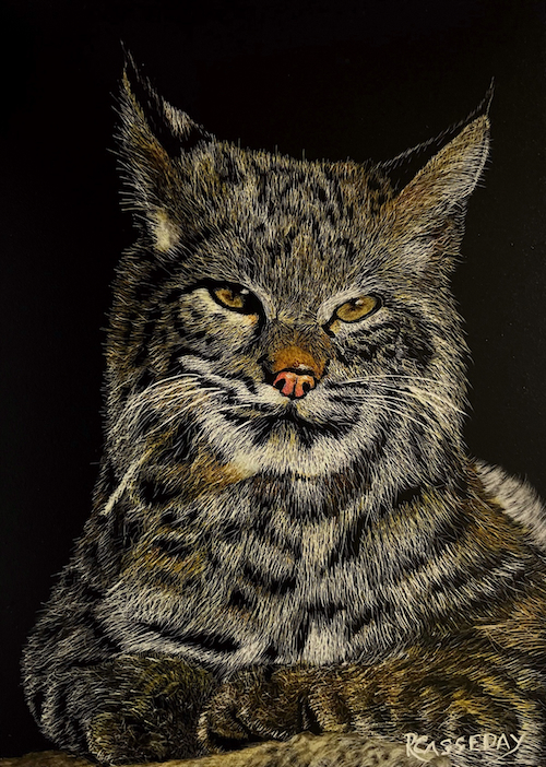 Wildcat's Glaze 7x5 $240 at Hunter Wolff Gallery