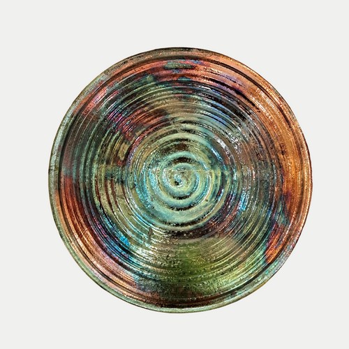 MW-367 Raku Platter 21 at Hunter Wolff Gallery