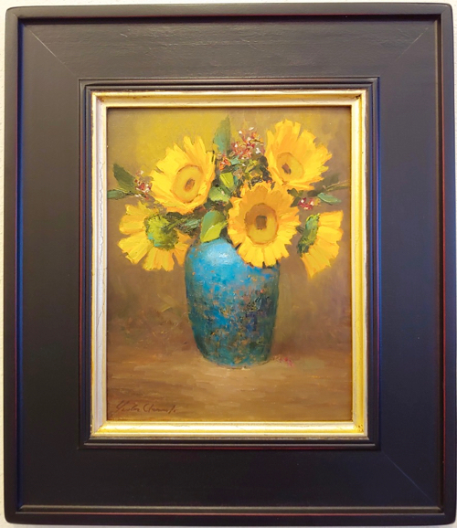 Yellow & Blue 10x8 $425 at Hunter Wolff Gallery