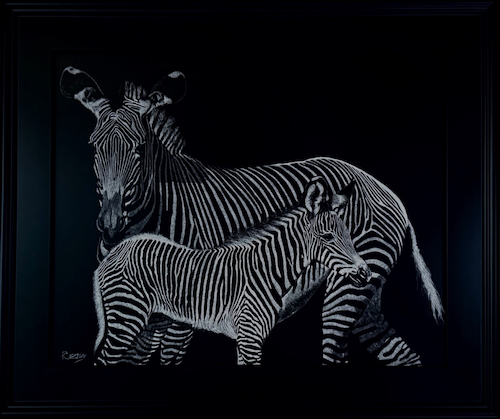 Click to view detail for Yikes Stripes 16x20 $800