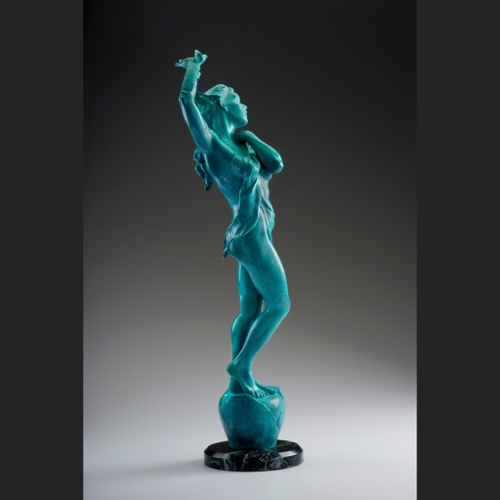 MB-S061 Primavera Bronze Sculpture  $3955 at Hunter Wolff Gallery