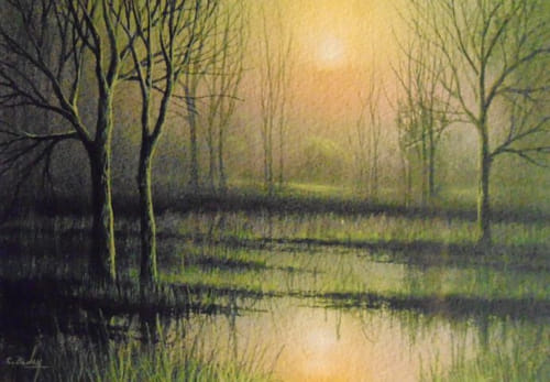 Click to view detail for Warm Mist 7x10