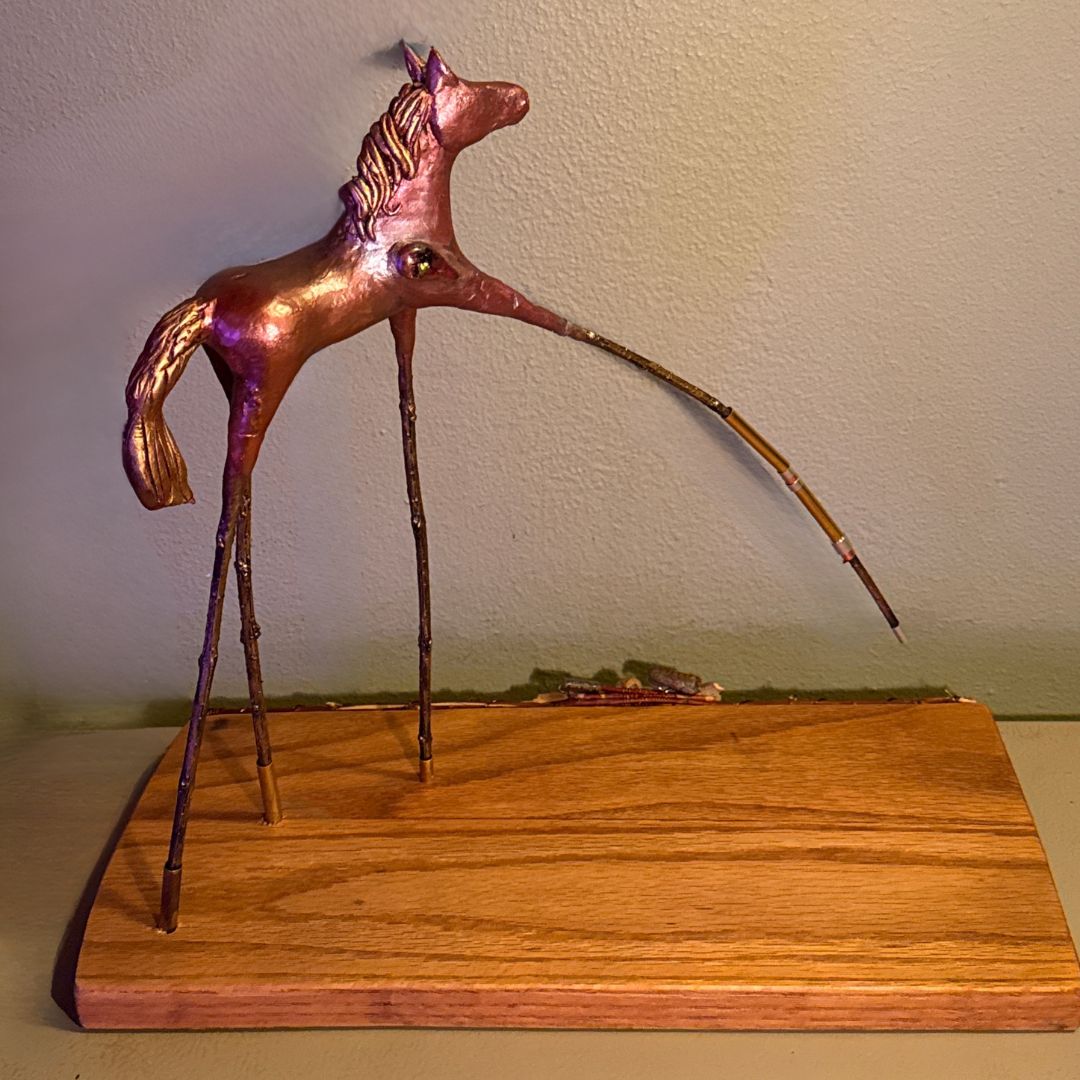 Wildfire 15 x 16 x 6 $950 at Hunter Wolff Gallery