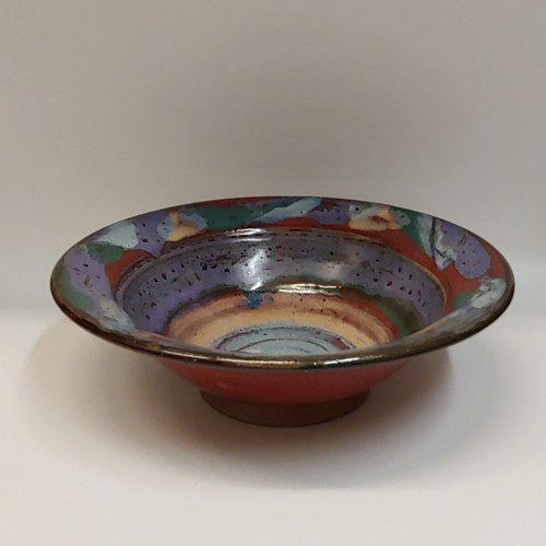 #220401 Bowl Red Fiesta 10x3 $19.50 at Hunter Wolff Gallery