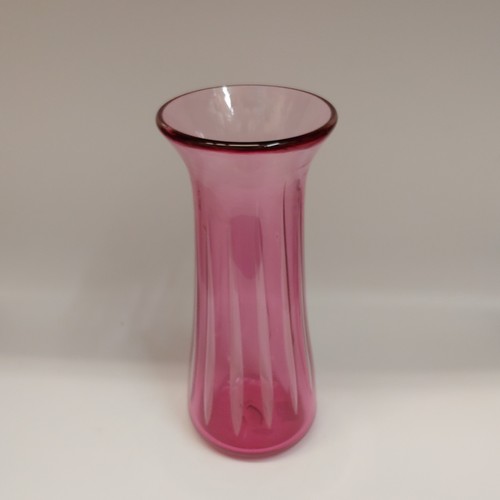 DB-526 Vase - Cranberry  10x4 $85 at Hunter Wolff Gallery