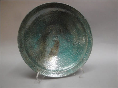 Click to view detail for MW-045 Small Raku Plate