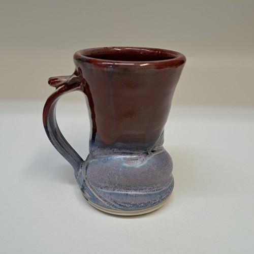 #260205 Mug Blue and Red $22 at Hunter Wolff Gallery