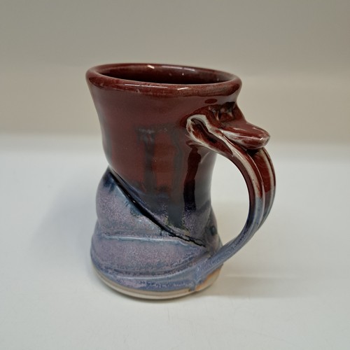 Click to view detail for #260205 Mug Blue and Red $22
