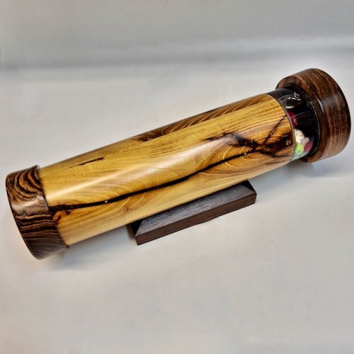 Click to view detail for SC-067 Exotic Hardwood Kaleidoscope $168