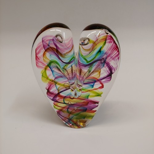 DG-074 Heart Multi-Color Ribbons $110 at Hunter Wolff Gallery