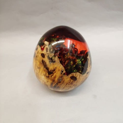 SH091 Dragon Fire Egg 6x6 at Hunter Wolff Gallery