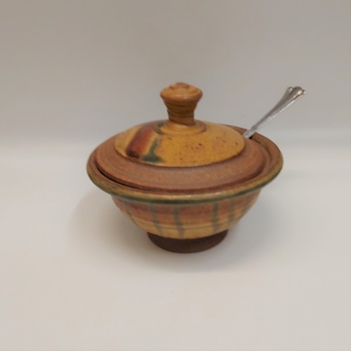 #221111 Sugar Bowl, Lidded $18 at Hunter Wolff Gallery