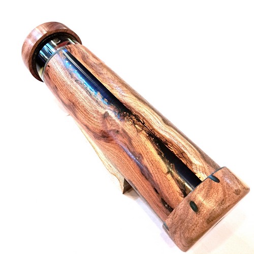 SC-114 Kaleidoscope, Exotic Hardwood, Mesquite and Resin $176 at Hunter Wolff Gallery