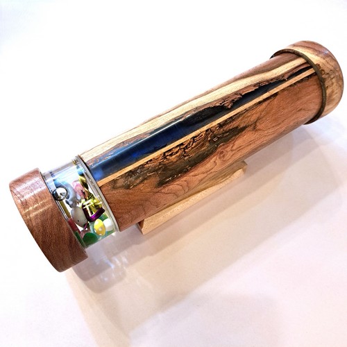 Click to view detail for SC-114 Kaleidoscope, Exotic Hardwood, Mesquite and Resin $176