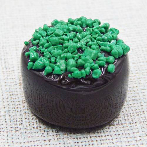 HG-078 Chocolate with Green Sprinkles $47 at Hunter Wolff Gallery