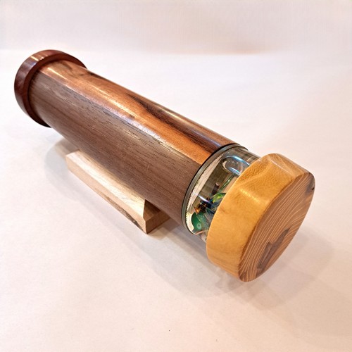 Click to view detail for SC-121 Kaleidoscope Exotic Hardwoods, Bois d'Arc, Padauk, Bubinga $176