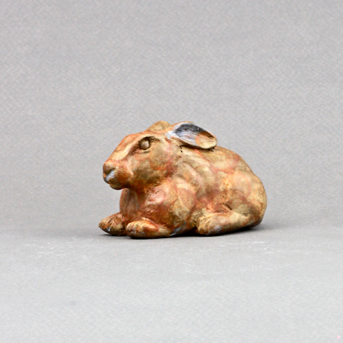 FL152 Rabbit Bronze 4x2x2 $375 at Hunter Wolff Gallery