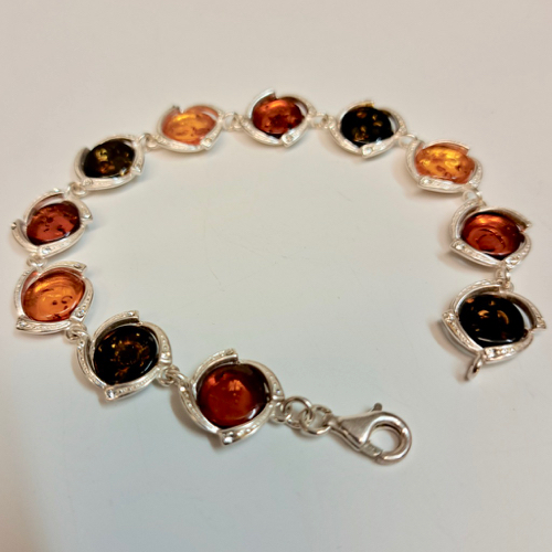 HWG-2322 Bracelet, Round Multi-Color with Tiny Crystals at Hunter Wolff Gallery