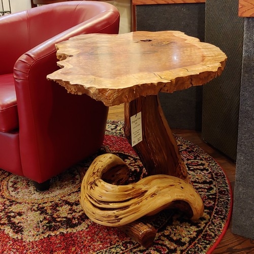JW-204 End Table Redwood/Juniper $3300 at Hunter Wolff Gallery