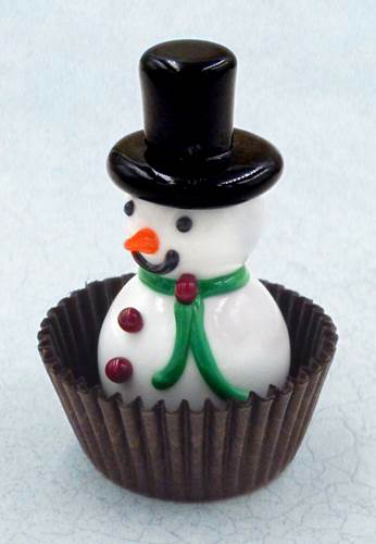 Click to view detail for HG-054 Christmas Snowman Chocolate $50