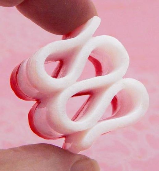 Click to view detail for HG-136 Ribbon Candy-Red,Pink,White $52