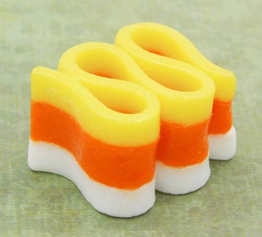 Click to view detail for HG-135 Ribbon Candy-Yellow, Orange, White $52