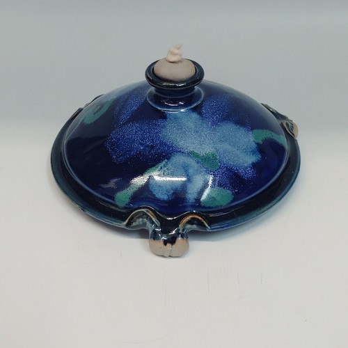 #220253 Oil Lamp Cobalt/TQ $16.50 at Hunter Wolff Gallery