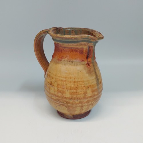 #220257 Creamer/Pitcher Tan/Brown/Moss $18 at Hunter Wolff Gallery