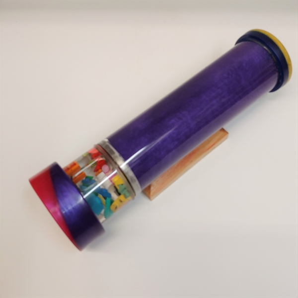 Click to view detail for SC-045 Kaleidoscope Purple Polyresin & Legos $165