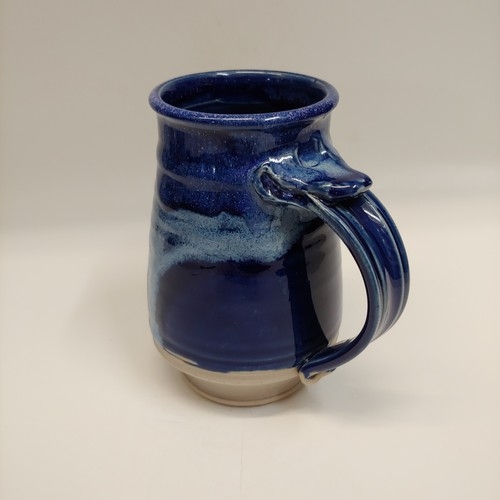 Click to view detail for #221148 Barrel Mug Cobalt/Blue $18