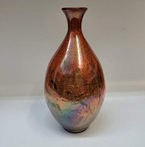 BS-049  Bottle, Ferric Glaze 10.5x5 $195 at Hunter Wolff Gallery