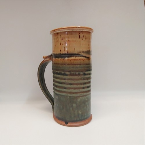 #220524 Beer Stein Tan/Green $22 at Hunter Wolff Gallery