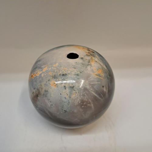 BS-056 Vessel Small Pot-Pit Fired 4x4 $60 at Hunter Wolff Gallery